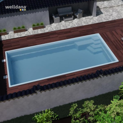 Fiber pool model Madrid