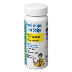Teststrips til mling af balancen i poolvand